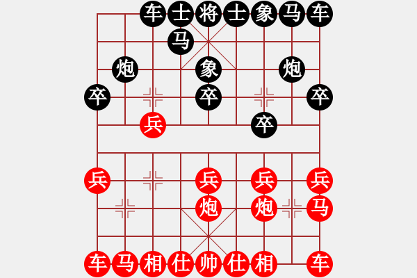 象棋棋譜圖片：初學者之一(3段)-負-烽火連城(2段) - 步數(shù)：10 