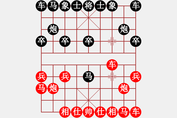 象棋棋譜圖片：朗州弈人(2段)-勝-戰(zhàn)馬獨(dú)回(3段) - 步數(shù)：10 