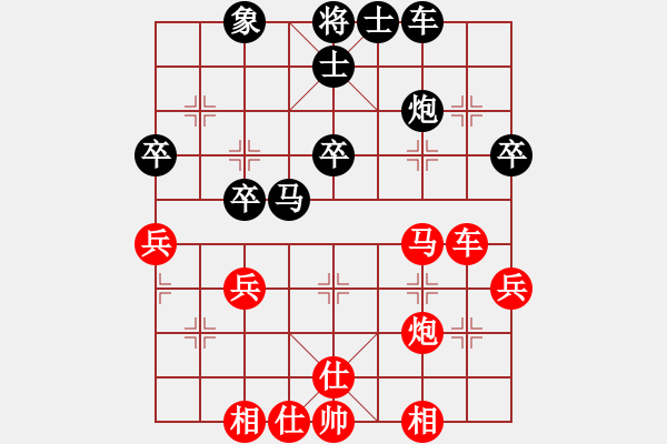 象棋棋譜圖片：朗州弈人(2段)-勝-戰(zhàn)馬獨(dú)回(3段) - 步數(shù)：40 