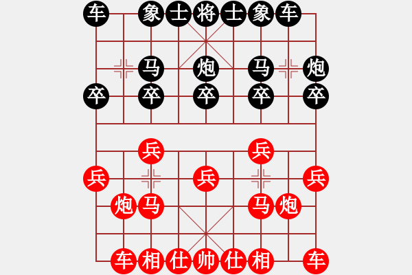 象棋棋譜圖片：仙人指路對(duì)中炮 怒海驚濤(天罡)-勝-北極新奇兵(9星) - 步數(shù)：10 