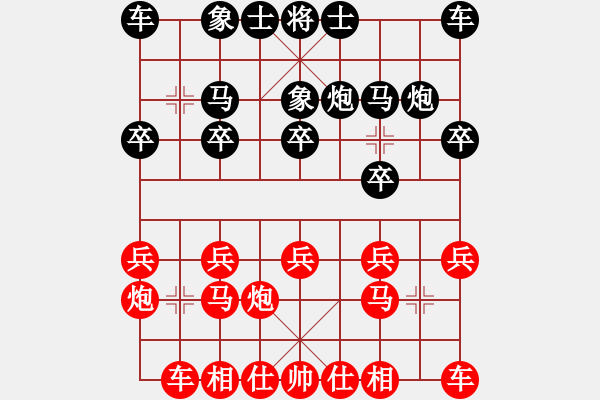 象棋棋譜圖片：伊可人[963125967] -VS- 風(fēng)云少爺[1095188026] - 步數(shù)：10 