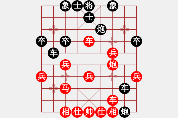 象棋棋譜圖片：趙利琴     先負(fù) 申鵬       - 步數(shù)：30 