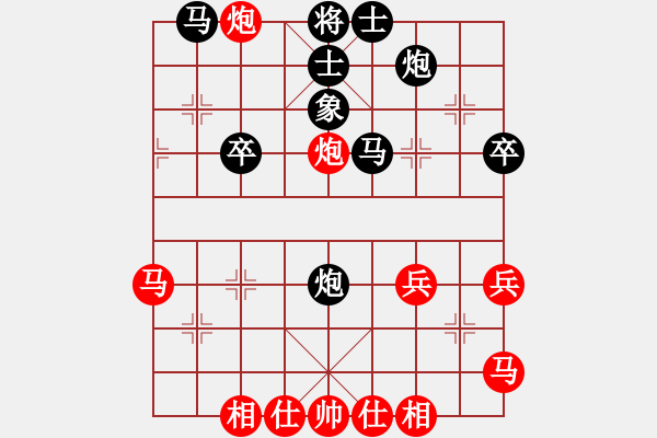 象棋棋譜圖片：2019第16屆威凱杯全國象棋等級賽蔡佑廣先負(fù)余小舟7 - 步數(shù)：40 