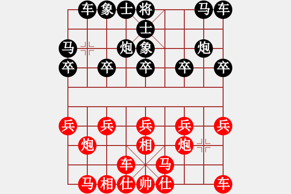 象棋棋譜圖片：和棋譜1·71自定義 - 步數(shù)：10 