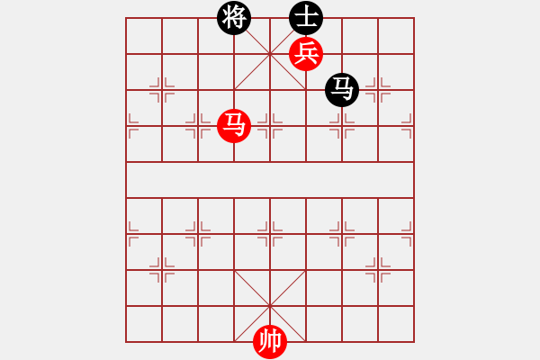 象棋棋譜圖片：第1節(jié) 馬兵類共 （12局）第6局馬低兵例和馬士 - 步數：0 