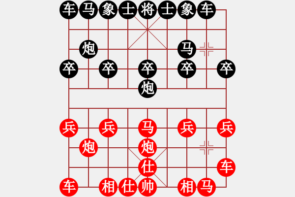 象棋棋譜圖片：靈山棋仙(地煞)-負(fù)-幸存者(2弦) - 步數(shù)：10 