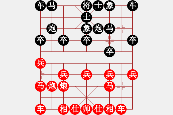 象棋棋譜圖片：龍五[3135772593] -VS- ★棋壇尊者★[407612993] - 步數(shù)：10 