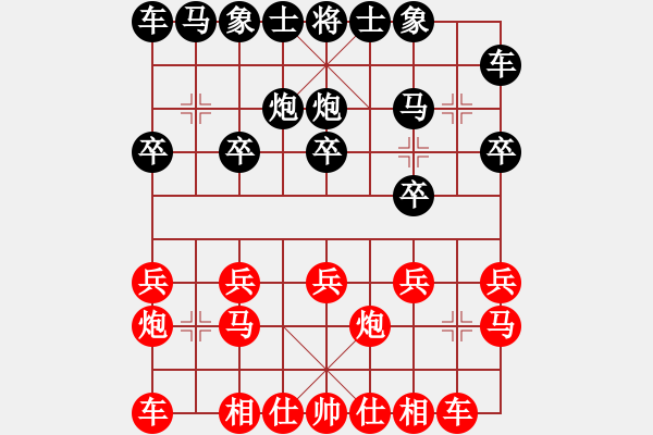 象棋棋譜圖片：第四屆聆聽(tīng)杯第一輪戰(zhàn)神勝?gòu)V水老楊 - 步數(shù)：10 