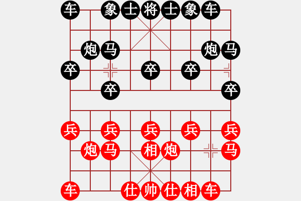 象棋棋譜圖片：MACD[紅] -VS- 負分太后 魚[黑](1) - 步數(shù)：10 