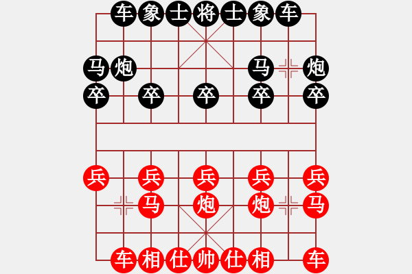 象棋棋譜圖片：紫薇花對紫微郎 和 智勇雙全 - 步數(shù)：10 