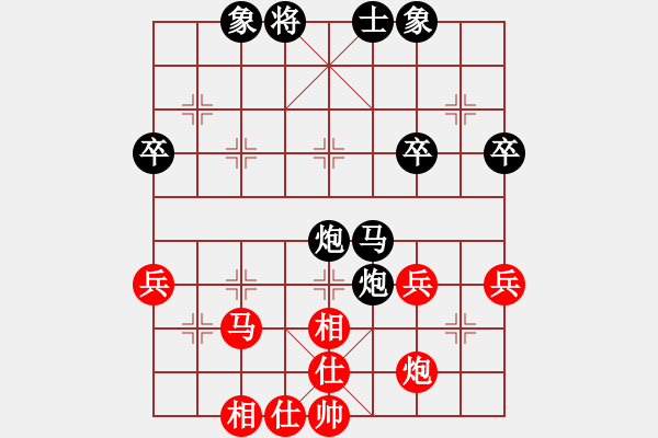 象棋棋譜圖片：2017劉家莊園杯3月網(wǎng)賽第四輪第1局劉東平[5包干]曾建明(紅先負(fù)) - 步數(shù)：50 