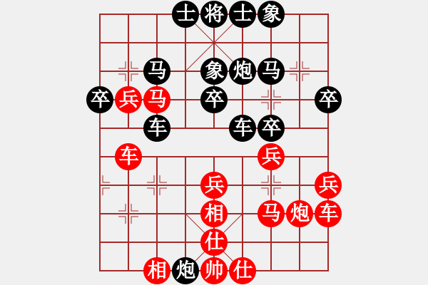 象棋棋譜圖片：錦州黃帽(6段)-勝-營(yíng)口大面包(5段) - 步數(shù)：40 