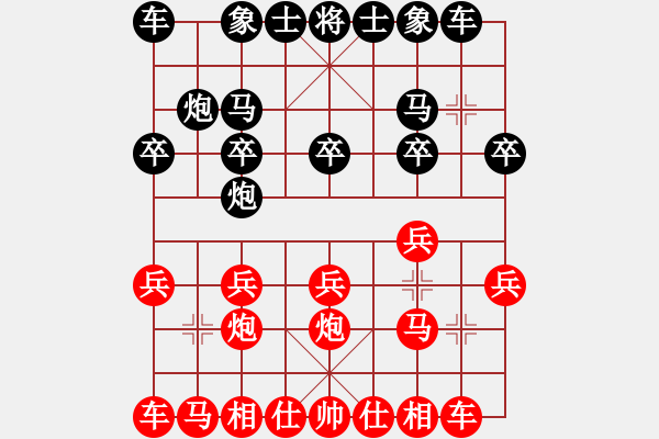 象棋棋譜圖片：柴溝第六　先勝　亮玉　20100114下午B - 步數(shù)：10 