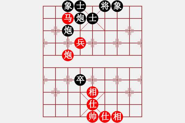 象棋棋譜圖片：快棋-華山論劍-第一關-2012-11-17 鐵布衫(無極)-和-花解語(無極) - 步數：120 