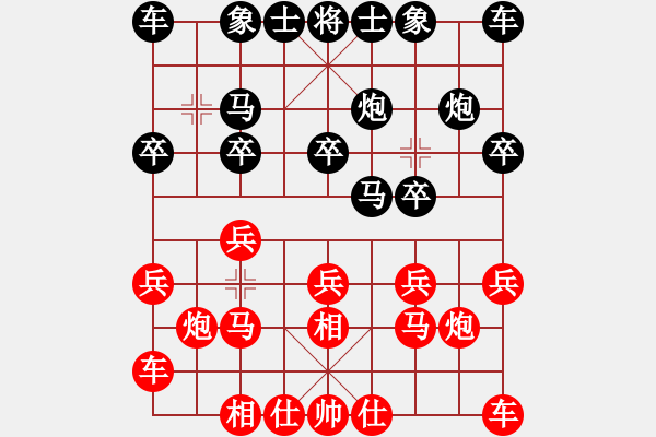 象棋棋譜圖片：第08輪 第21臺(tái) 陽(yáng)泉 劉建政 先負(fù) 太原 毋君臨 - 步數(shù)：10 