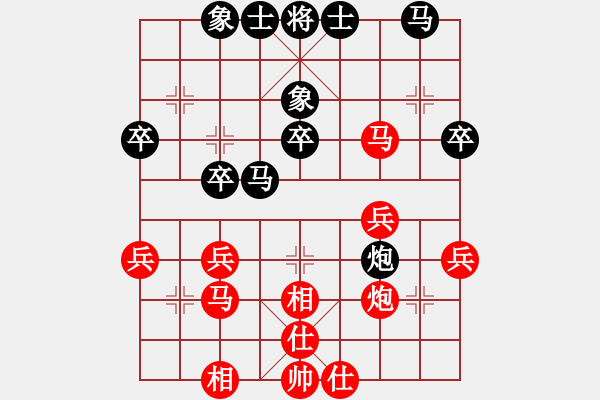 象棋棋譜圖片：forellec(7段)-負-喜歡玩玩(6段) - 步數(shù)：30 