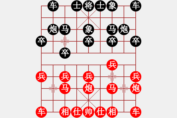 象棋棋譜圖片：1972局 E02-仙人指路進(jìn)右馬對飛象-旋風(fēng)九專(菜鳥) 紅先負(fù) 旋風(fēng)引擎23層 - 步數(shù)：10 