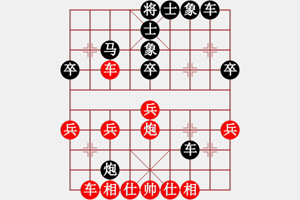 象棋棋譜圖片：弈者[紅] -VS- 負(fù)分太后 魚[黑](3) - 步數(shù)：40 