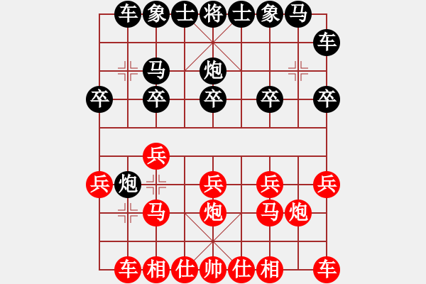 象棋棋譜圖片：沈陽 梁大權(quán) 負(fù) 哈爾濱 畢旭鵬 - 步數(shù)：10 