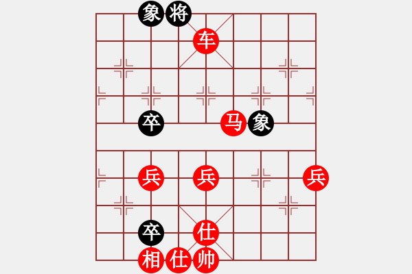 象棋棋譜圖片：第二種變化2019.3.15.13評(píng)測(cè)先勝9-1五八三 - 步數(shù)：100 