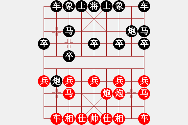 象棋棋譜圖片：百花女子棋社梁山泊一丈青―陣型(炮轉(zhuǎn)移攻車) - 步數(shù)：10 