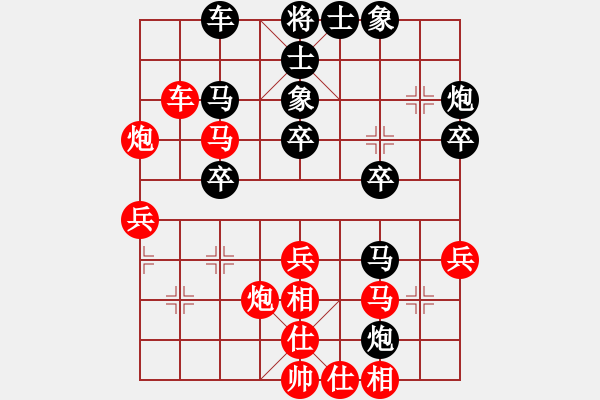 象棋棋譜圖片：朝天一棍(2段)-負(fù)-老年泰州人(2段) - 步數(shù)：40 