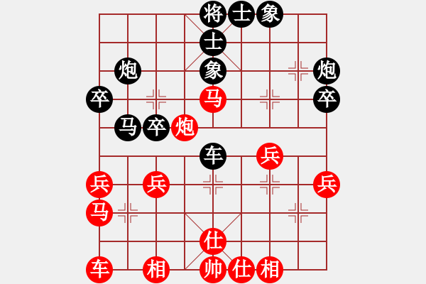 象棋棋譜圖片：太倉(cāng)小卒(月將)-負(fù)-其木中其木(月將) - 步數(shù)：30 