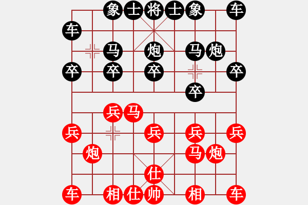 象棋棋譜圖片：y,n[2512359580] -VS- 橫才俊儒[292832991] - 步數(shù)：10 