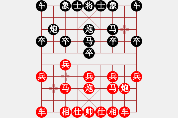 象棋棋譜圖片：蒙自 劉銀丹 勝 玉溪 陳建國 - 步數(shù)：10 