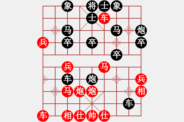 象棋棋譜圖片：測評(píng) 對(duì)過河車五六炮 馬炮位置??！ - 步數(shù)：40 