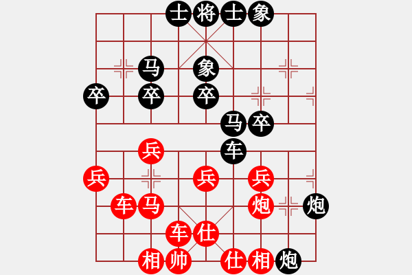 象棋棋譜圖片：崔仔(5段)-負(fù)-追求完美三(8段) - 步數(shù)：30 