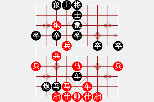 象棋棋谱图片：2018-2019乐昌桃花杯女甲吴可欣先和张国凤4 - 步数：40 