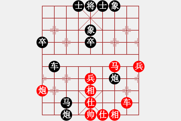 象棋棋譜圖片：88828256[紅] -VS- gaojianguo650318[黑] - 步數(shù)：50 