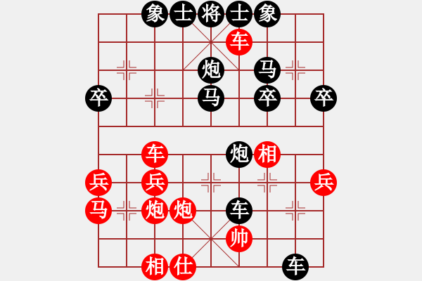 象棋棋譜圖片：形為物役[415760086] -VS- 橫才俊儒[292832991] - 步數(shù)：40 