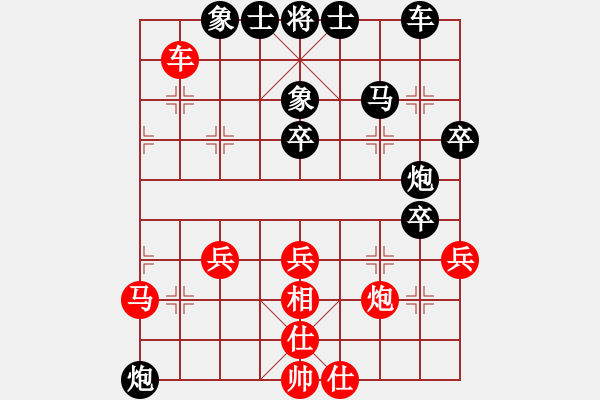 象棋棋譜圖片：沉思羅漢(2段)-負-意外的勝利(5段) - 步數(shù)：40 