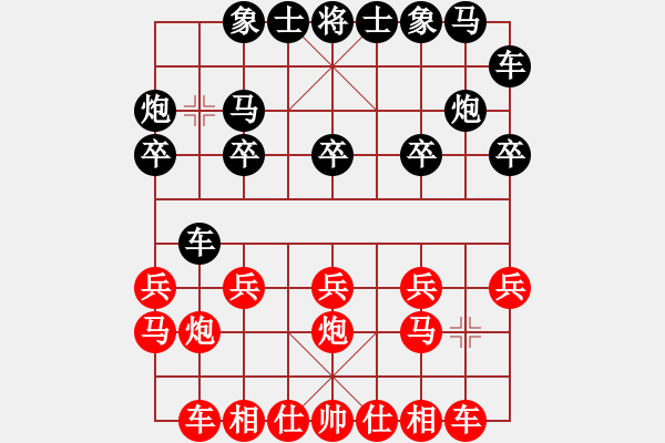 象棋棋譜圖片：佳佳象棋30層 (先勝) 象棋巫師(特級大師).PGN - 步數(shù)：10 