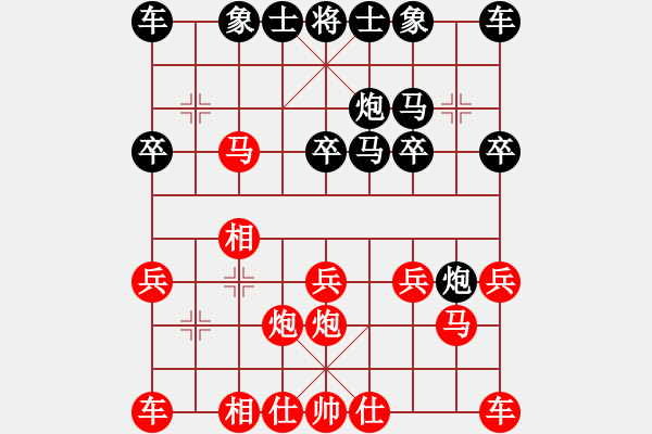 象棋棋譜圖片：烏克蘭 維特．舍夫齊可 勝 俄羅斯 左仁．丹尼爾 - 步數(shù)：20 