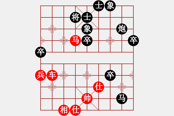 象棋棋譜圖片：粵東兵王(北斗)-勝-三少剃頭匠(9星) - 步數(shù)：100 