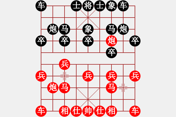 象棋棋譜圖片：2018源村第二屆山水田園杯朱少鈞先勝楊輝 - 步數(shù)：10 