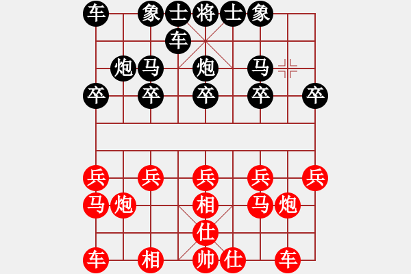 象棋棋譜圖片：一般般[紅] -VS- 橫才俊儒[黑]挺進(jìn)中原 - 步數(shù)：10 