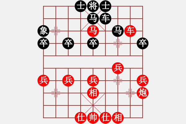 象棋棋譜圖片：醉棋渡河[紅] -VS- 與眾不同[黑] - 步數(shù)：33 