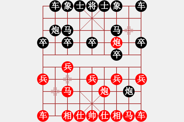 象棋棋譜圖片：棋緣鋒[492007667] -VS- 微塵[569162452] - 步數：10 