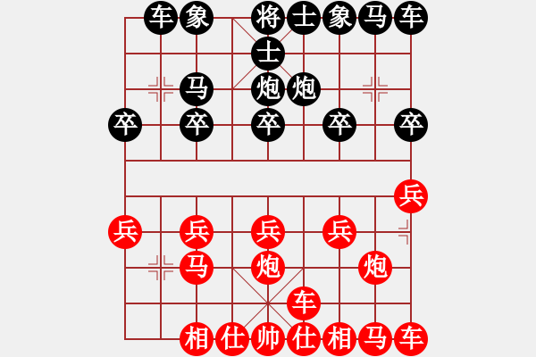 象棋棋譜圖片：橫才俊儒[紅] -VS- 大頭[黑] 大刀挖心 - 步數(shù)：10 