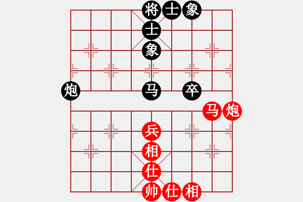 象棋棋譜圖片：3340局 E05-仙人指路對金鉤炮-旋風九專雙核 紅先和 小蟲引擎25層 - 步數(shù)：60 