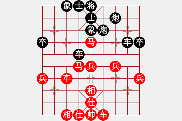 象棋棋譜圖片：佛祖如來(lái)(7段)-和-紅藍(lán)之戀(日帥) - 步數(shù)：50 