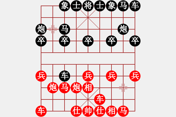 象棋棋譜圖片：1656局 A60-過宮炮局-呂蒙(1850) 先負(fù) 旋風(fēng)引擎23層(2810) - 步數(shù)：10 