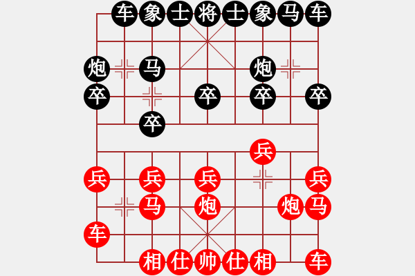 象棋棋譜圖片：151001 第4輪 第9臺(tái) 陳文凱（?。┴?fù) 李高豪（甲） - 步數(shù)：10 