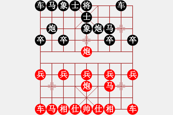 象棋棋譜圖片：橫才俊儒[292832991]v -VS- 蛋蛋[48803229] - 步數(shù)：10 