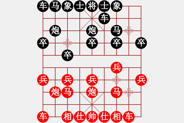 象棋棋譜圖片：2022.9.4.19五分鐘先勝順炮直車對(duì)橫車左肋 - 步數(shù)：10 