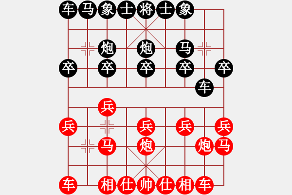 象棋棋譜圖片：‖棋家軍‖皎月[2739506104] -VS- 《心際無涯》[1571523994]業(yè)余四級 - 步數(shù)：10 